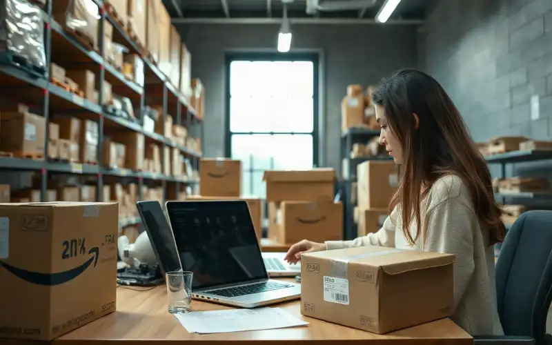 Europäische FBA-Lieferanten: Kartonverpackungen und Versandboxen für Amazon-Händler in natürlichem Licht